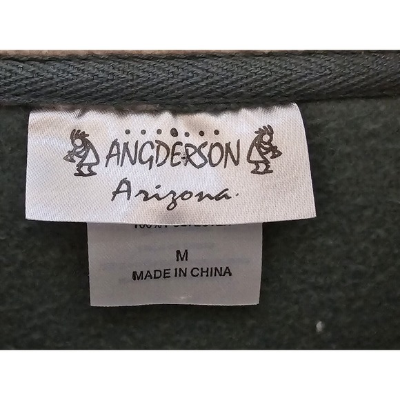 Anderson Arizona Dancers Fleece Jacket Size M Full Zip Pit To Pit 24 inLength 29 - Picture 7 of 8
